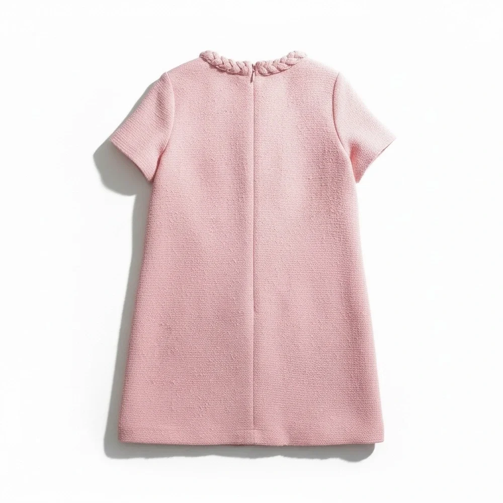 Tuckernuck Blossom Pink Tweed Jackie Dress Size XXL NWT - Picture 3 of 11